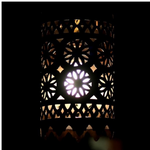 Lot de 2 appliques murales en tôle